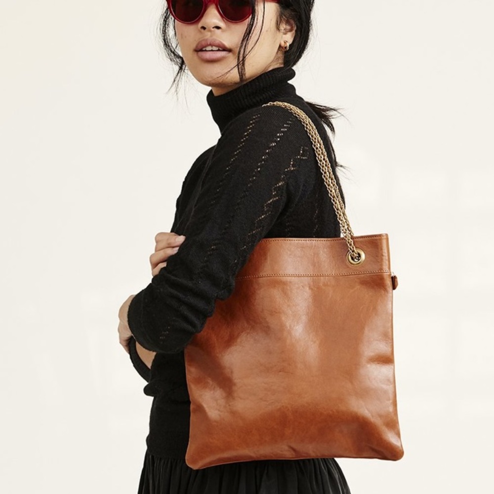 Clare V. Delphine Bag in Miel
